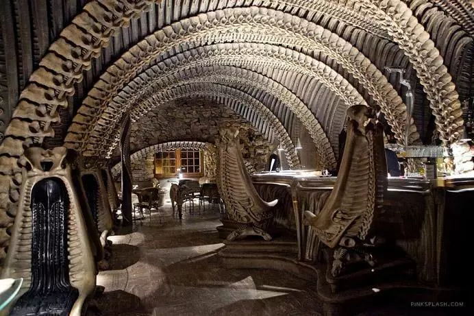 Alien themed HR Giger bar - Switzerland