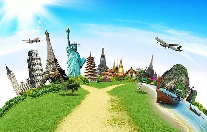 Around the world monument