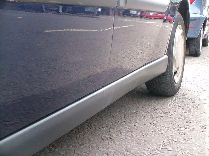 Scratches on car door