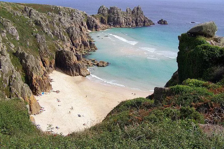Treen beach, Cornwall