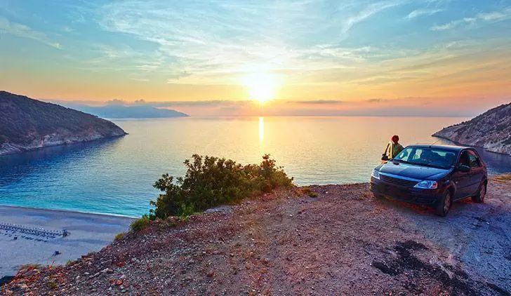 Winter sun in Greece